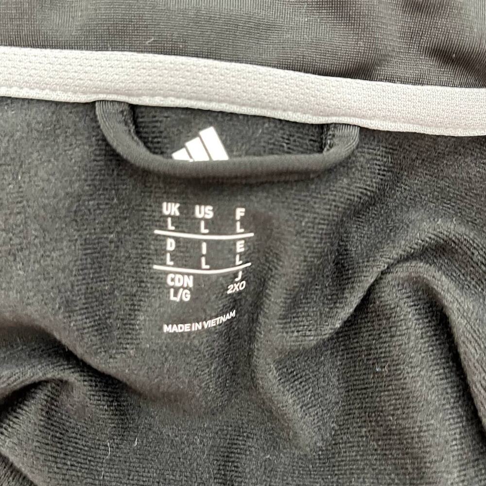 Adidas Mens Track Full Zip Jacket Black Large - Picture 7 of 9